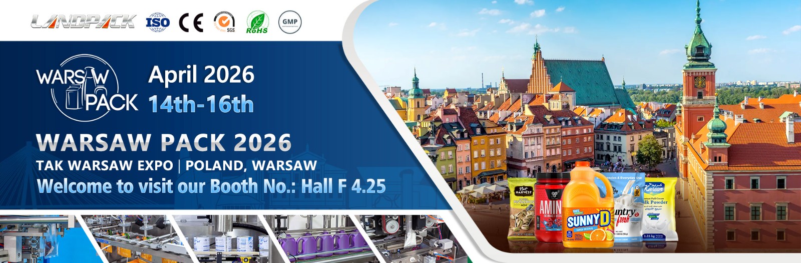 Meet Landpack at Warsaw Pack 2026 | Automation Solutions for Your Factory