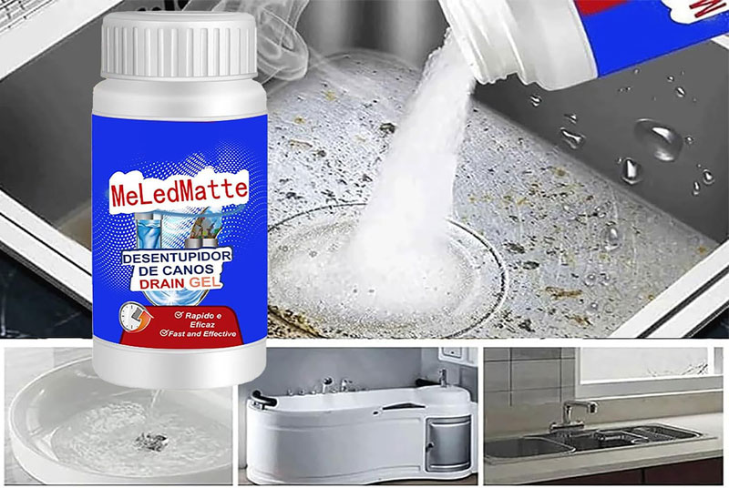 Landpack's Customized Drain Cleaner Detergent Powder Filling