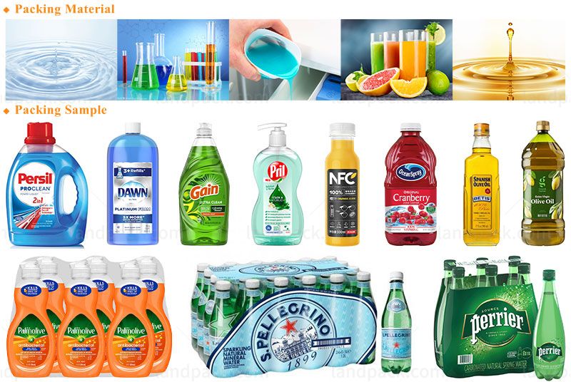 High-Speed Automatic Dish Wash Liquid Filling Capping Labeling Line With Mixing Tank