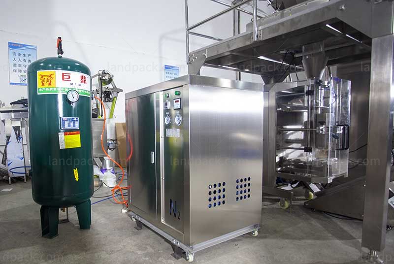Automatic Nitrogen-Filled Pouch Packing Machine With Keep Fresh Function Automatic Nitrogen-Filled Pouch Packing Machine With Keep Fresh Function