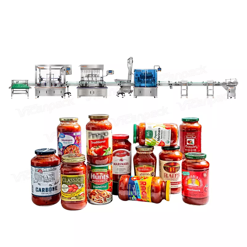 Máquina de llenado de salsas/productos de lavado