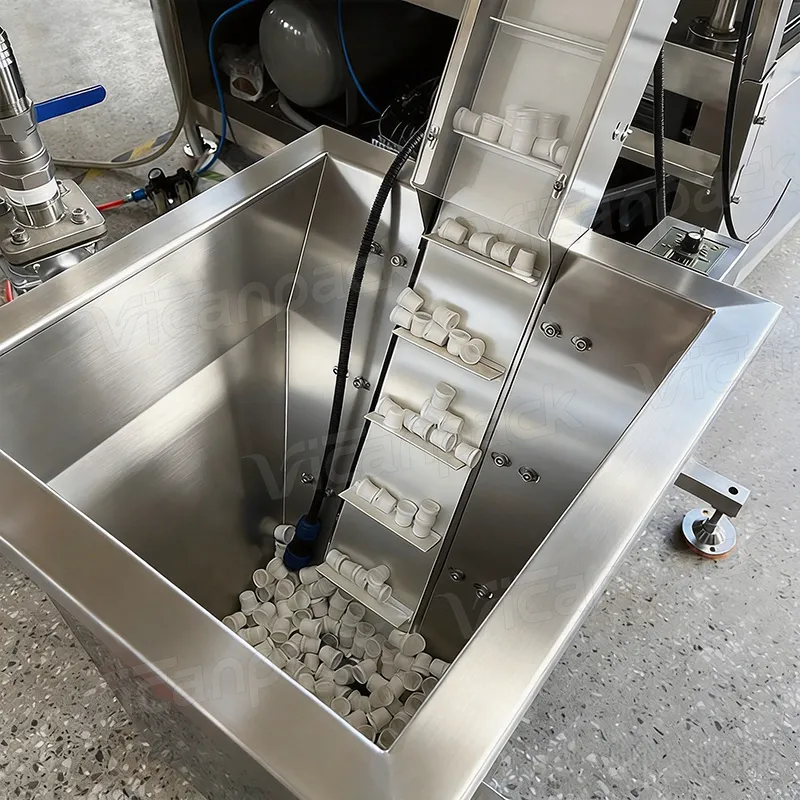 Full-automatic 6-head Stand-up Pouch Filling & Capping Integrated Machine