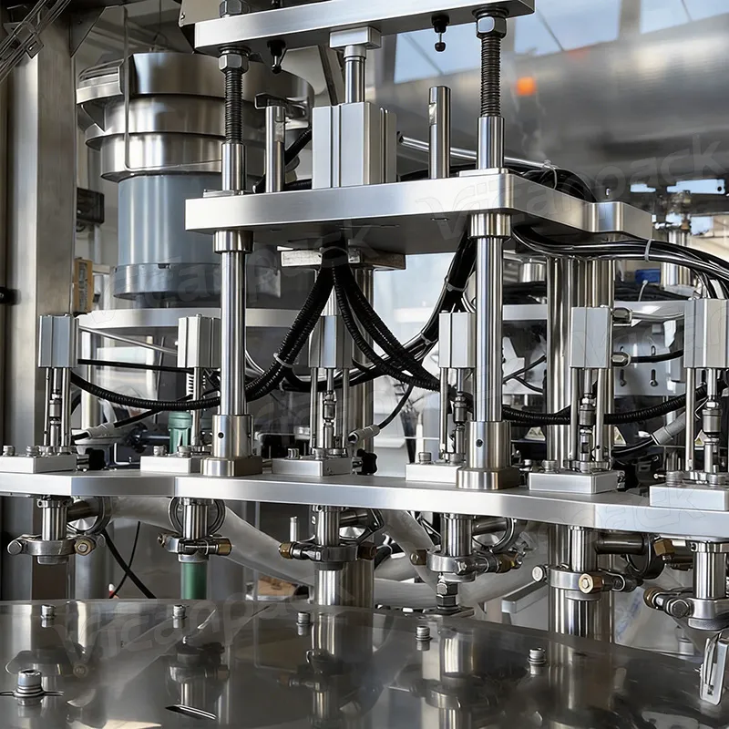 Full-automatic 6-head Stand-up Pouch Filling & Capping Integrated Machine