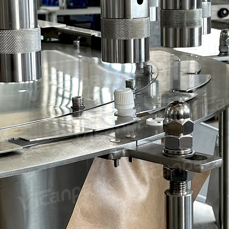 Full-automatic 6-head Stand-up Pouch Filling & Capping Integrated Machine