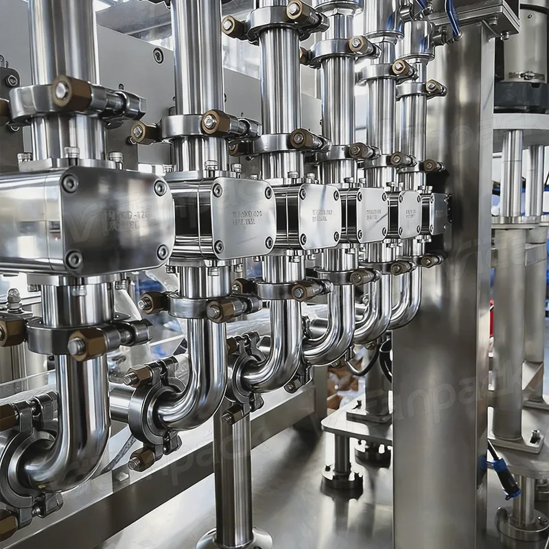 Full-automatic 6-head Stand-up Pouch Filling & Capping Integrated Machine
