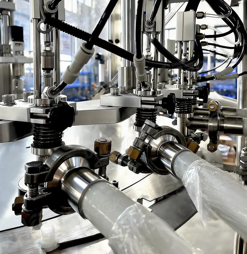 Full-automatic 6-head Stand-up Pouch Filling & Capping Integrated Machine