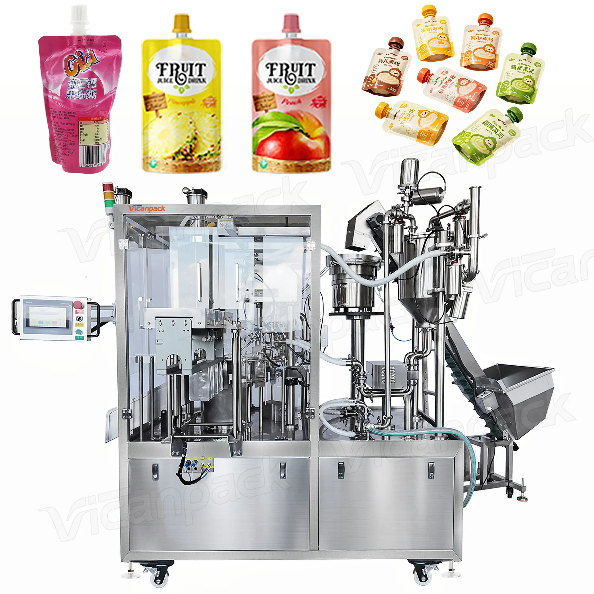 Full-automatic 2-head Stand-up Pouch Filling & Capping I