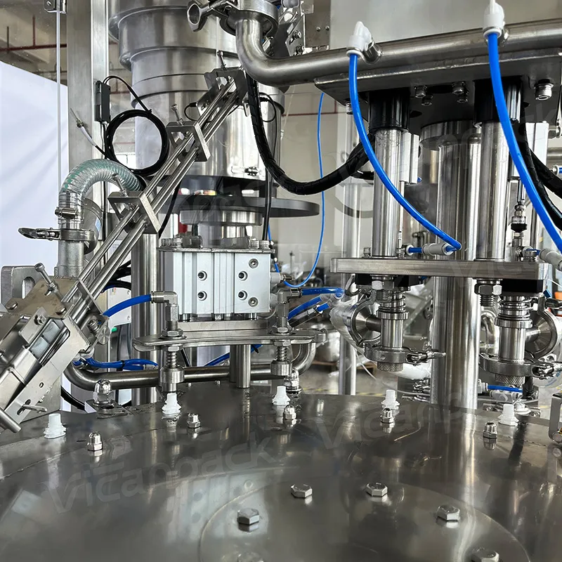 Full-automatic 2-head Stand-up Pouch Filling & Capping Integrated Machine Full-automatic 2-head Stand-up Pouch Filling & Capping Integrated Machine