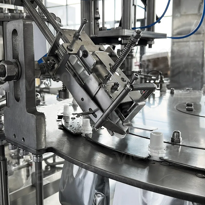 Full-automatic 2-head Stand-up Pouch Filling & Capping Integrated Machine Full-automatic 2-head Stand-up Pouch Filling & Capping Integrated Machine