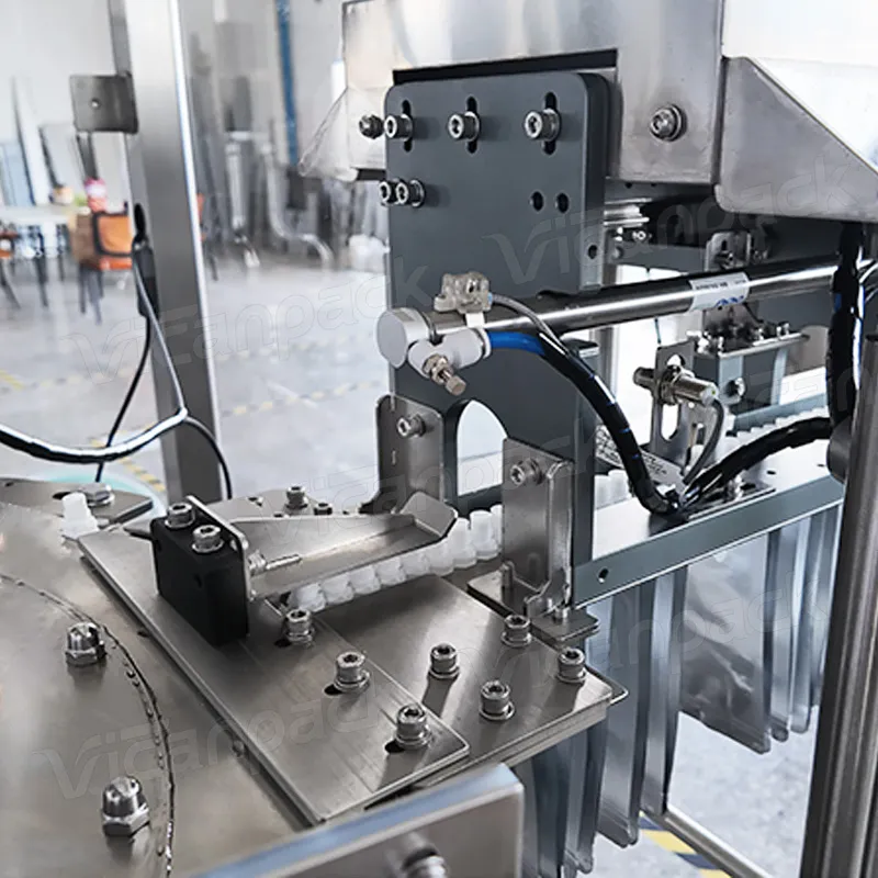 Full-automatic 2-head Stand-up Pouch Filling & Capping Integrated Machine Full-automatic 2-head Stand-up Pouch Filling & Capping Integrated Machine