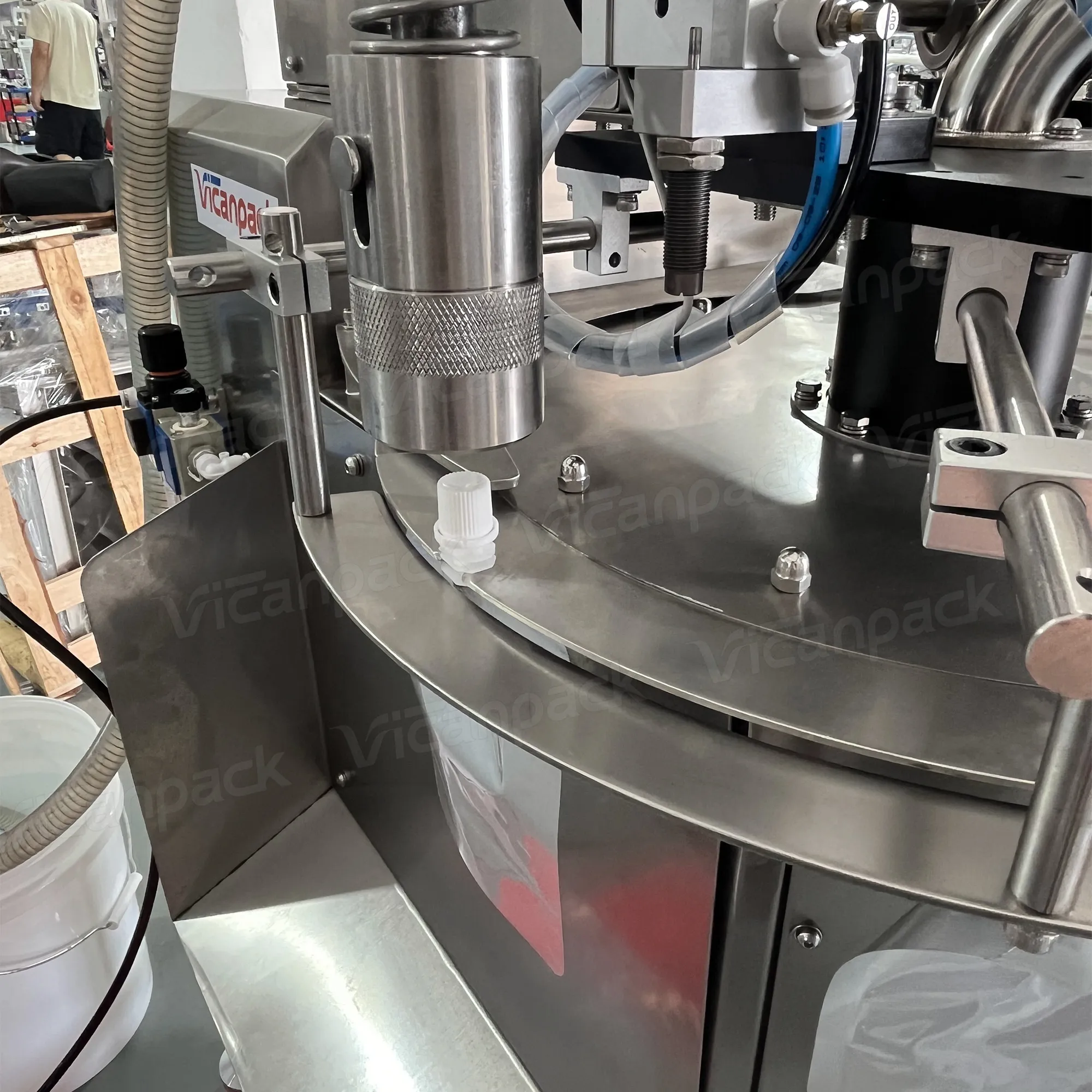 Desktop Spout Pouch Filling and Capping Machine Desktop Spout Pouch Filling and Capping Machine