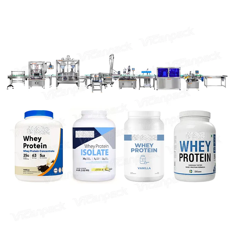 Double-head Protein/Milk Powder filling machine line