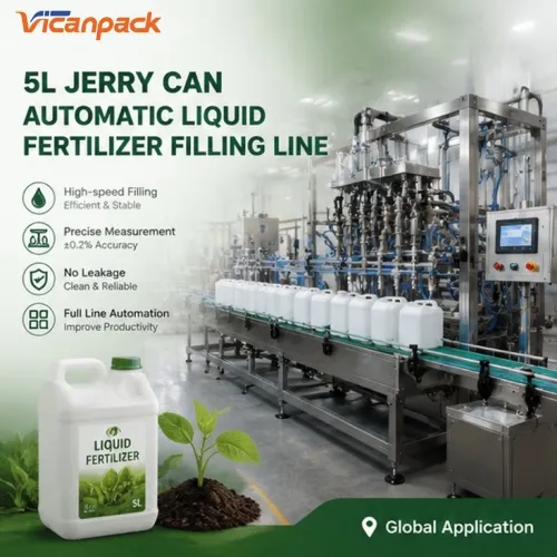5L Jetty Can Automatic Liquid Fertilizer Filling Line