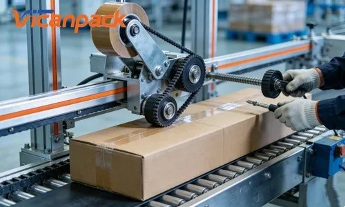 Automatic Carton Sealer Maintenance: Fixing Tape Alignment &